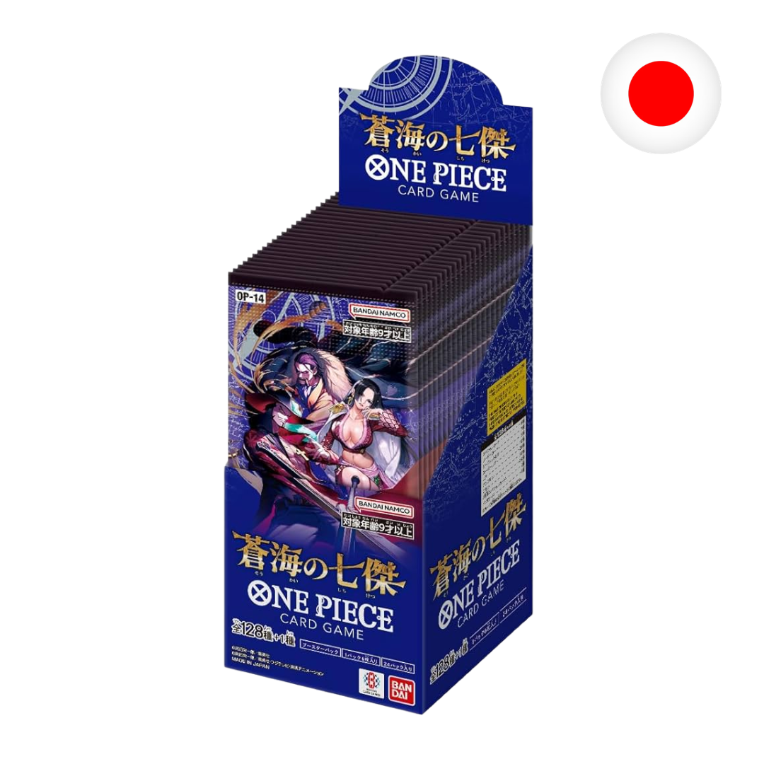 JP OP-14 The Azure Sea's Seven Booster Box 24 Sobres