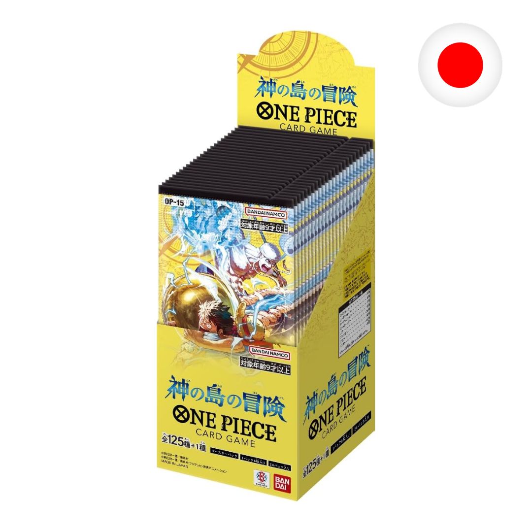 JP OP-15 Adventure on Kami's Island One Piece Booster Box 24 Sobres