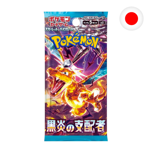 JP Ruler of the Black Flame SV3 Sobre Pokémon