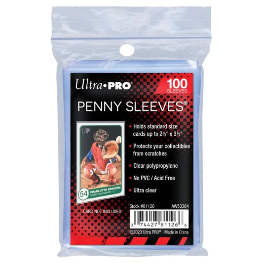Ultra Pro - Standard Sleeves - Regular Soft Card (100 Sleeves)