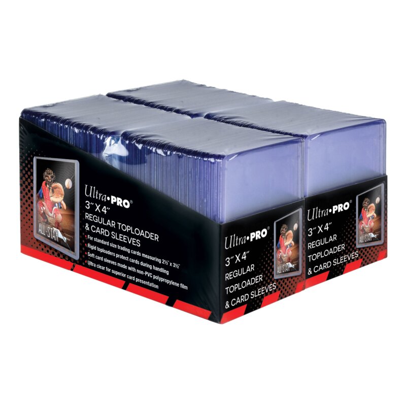 Ultra Pro Combo 200 Regular Toploaders + 200 Standard Sleeves